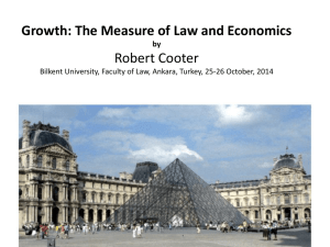 Growth: The Measure of Law and Economics by
