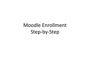 Moodle Enrollment Step-by-Step