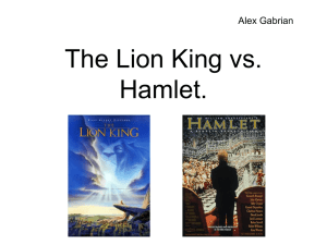 The Lion King vs. Hamlet.