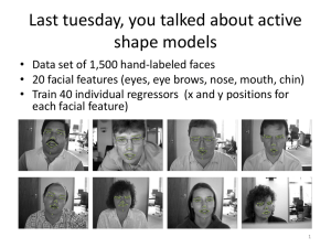 Lecture 14: Active appearance models*