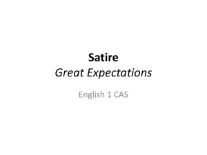 Satire Great Expectations