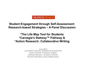 Student Engagement through Self-Assessment