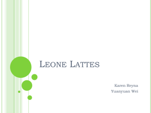 Leone Lattes - OldForensics 2012-2013