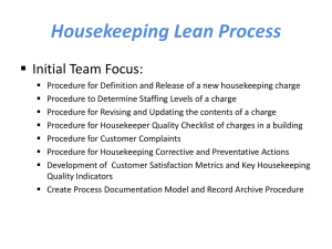 Housekeeping Lean Pr..