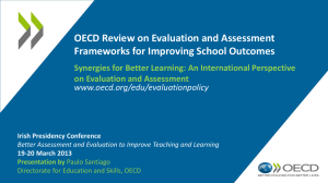 OECD Review on Evaluation and Assessment