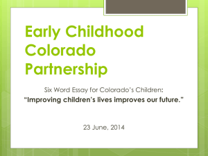 ECCP Meeting-June2014 - Early Childhood Colorado