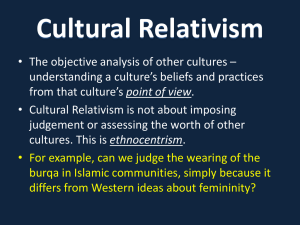 cultural relativism and ethnocentrism