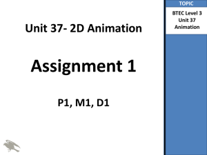 How To Complete Assignment 1- P1 M1 and D1