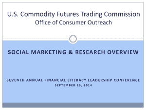 CFTC Consumer Affairs - Society for Financial Education and