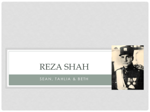 Reza SHAH - Iran