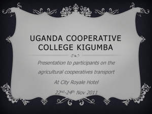 Uganda cooperative college kigumba - The Co