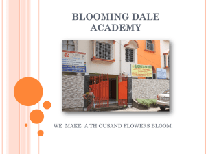 Slide 1 - Blooming Dale International Academy