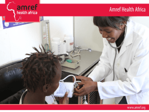 MOAB001 - Amref Health Africa International Conference