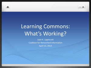 Learning Commons: What*s Working?