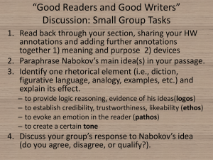 *Good Readers and Good Writers* Discussion: Small Group Tasks