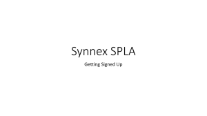 Synnex SPLA - WordPress.com