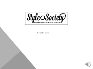 StyleSociety Presentation