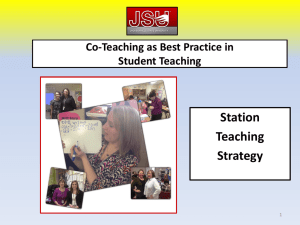 Station Teaching