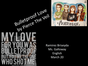 Bulletproof Love by Pierce The Veil
