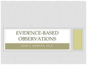 Evidence-Based Observations 2