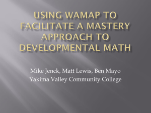 PowerPoint - 2013 Washington State Community College Math