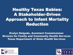 4-HealthyTexasBabies - Texas Department of State Health Services