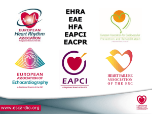 PowerPoint-presentatie - European Society of Cardiology