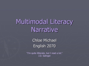 Multimodal Literacy Narrative