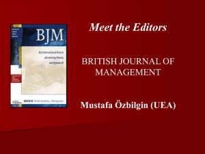 British Journal of Management- Mustafa Özbilgin