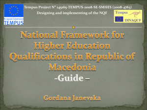 National Framework for Higher Education Qualifications in Republic