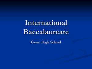 Internation Baccalaureate