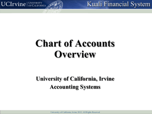 Presentation () - Kuali - University of California, Irvine