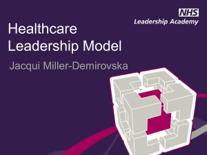 Healthcare Leadership Model