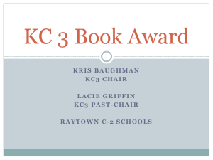 KC 3 Book Award - Missouri Association of School Librarians