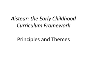 Principles and themes - National Council for Curriculum and