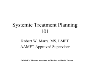 WAMFT Systemic Treatment Planning 101