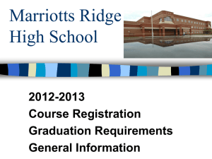 studentservices - Marriotts Ridge High School