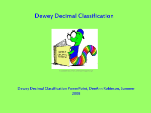 How To Use The Dewey Decimal System.