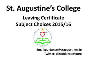 5th Year Subject Options 2015
