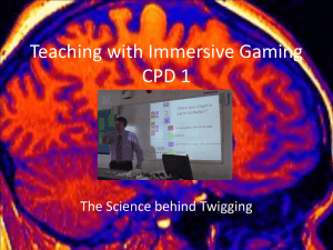 Twigging CPD 1: The Brain, Reward and Learning