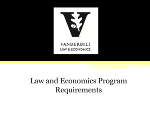 TOTAL 30 hours - Vanderbilt Law School