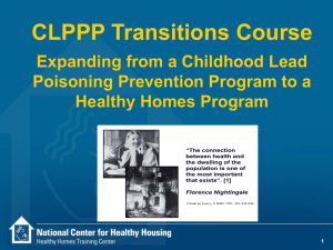 CDC Transition Guidance - National Center for Healthy Housing