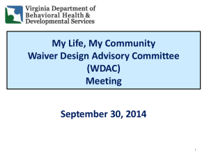 PowerPoint - WDAC - Waiver ReDesign Update