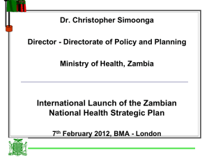 Dr Christopher Simoonga