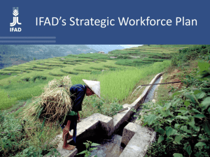 PPT: IFAD`s Strategic Workforce Plan