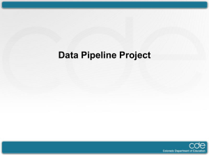What is the Data Pipeline Project?