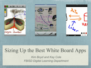 Sizing Up the Best White Board Apps