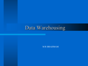 Data Warehousing - Concepts