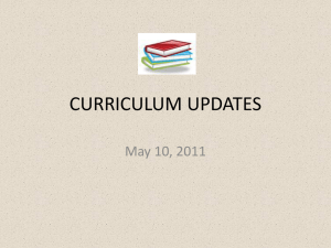 CURRICULUM UPDATES - the School District of Palm Beach County