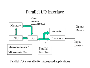Parallel I/O Interface